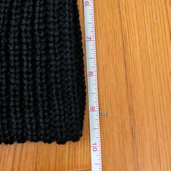 Brand New Duluth Trading Company Black Knit Hat Wool Winter NWT - Picture 8 of 8